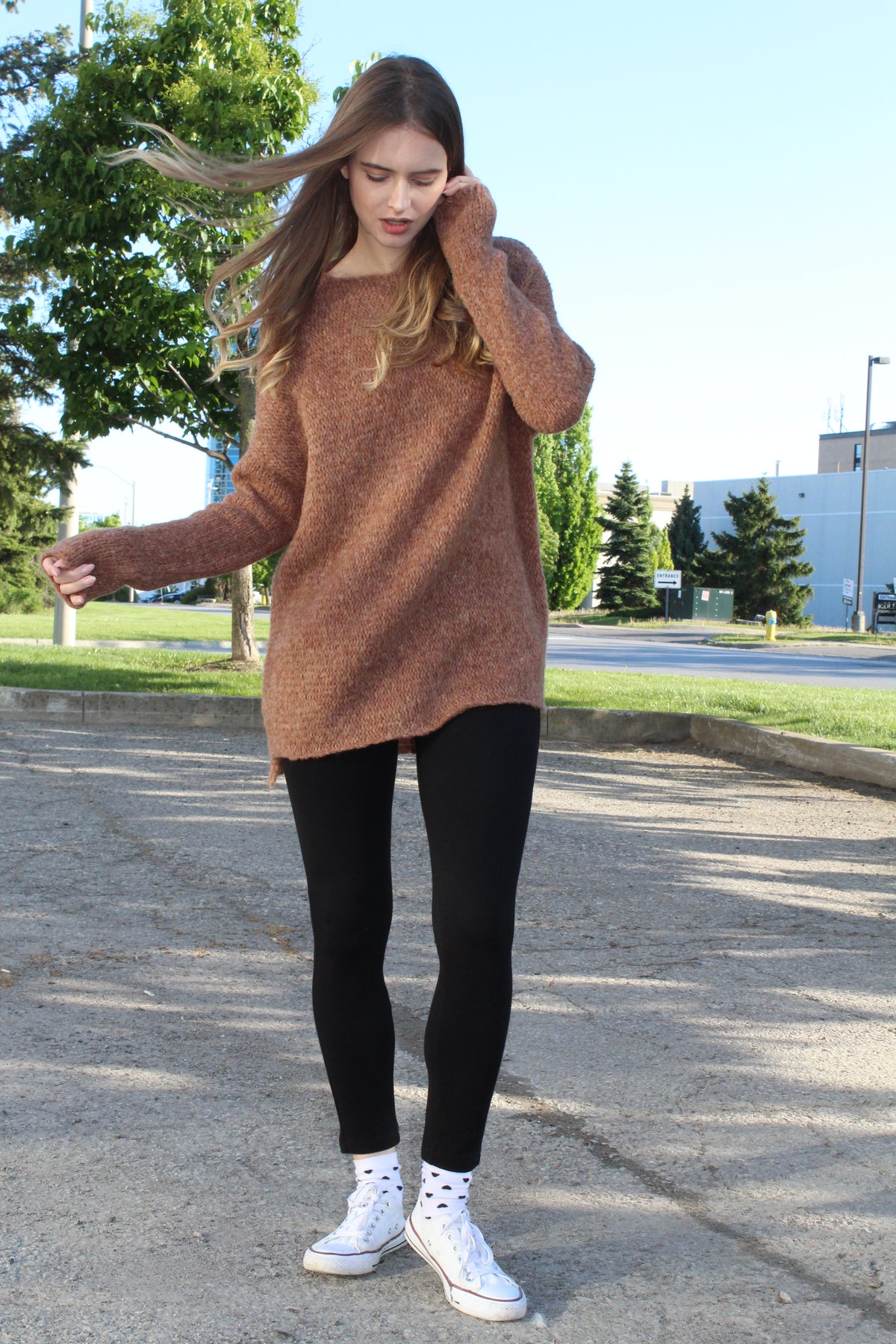 Alpaca wool knit sweater | Roseuniquestyle